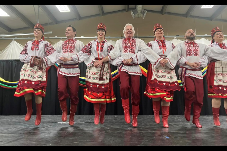 The Kryla Ukrainian Dancers performed on Jan. 20 in Bonnyville, during this year's Malanka celebration.