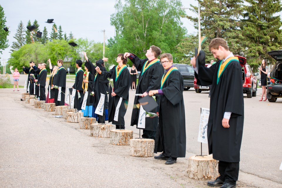 The Glendon School graduating class of 2020 is pictured. Photo courtesy John Webber and Brittany Webber