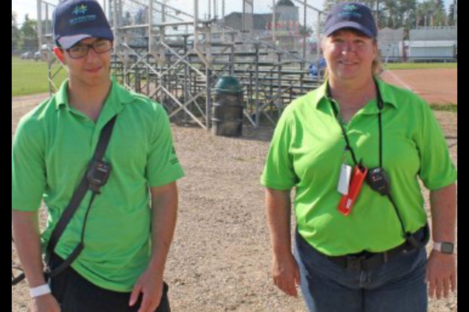 Last year the community ambassadors stood out in their bright green municiapal shirts.