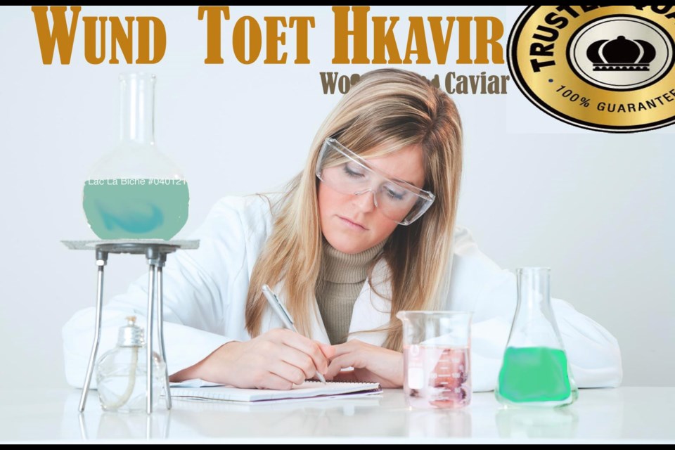 Air researcher  Paüllina Joerlegge at the World's Gold Caviar "smell lab" in Helsinki.    Submitted