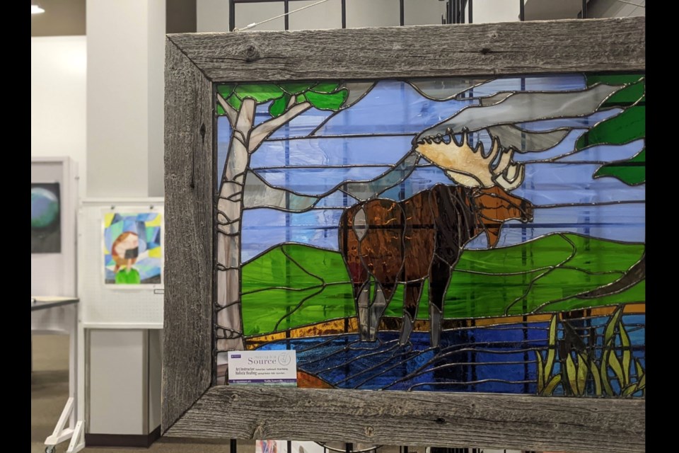 There's a moose loose aboot this Art Maze. C'mon, they're artists, not poets.  The Art Maze at the Bold Center is a fun and creative walk through the area's artistic minds.  Enjoy what the Lac La Biche Art Club has created from the creations of those helping the Lac La Biche Art Club.  The show wraps up this weekend.