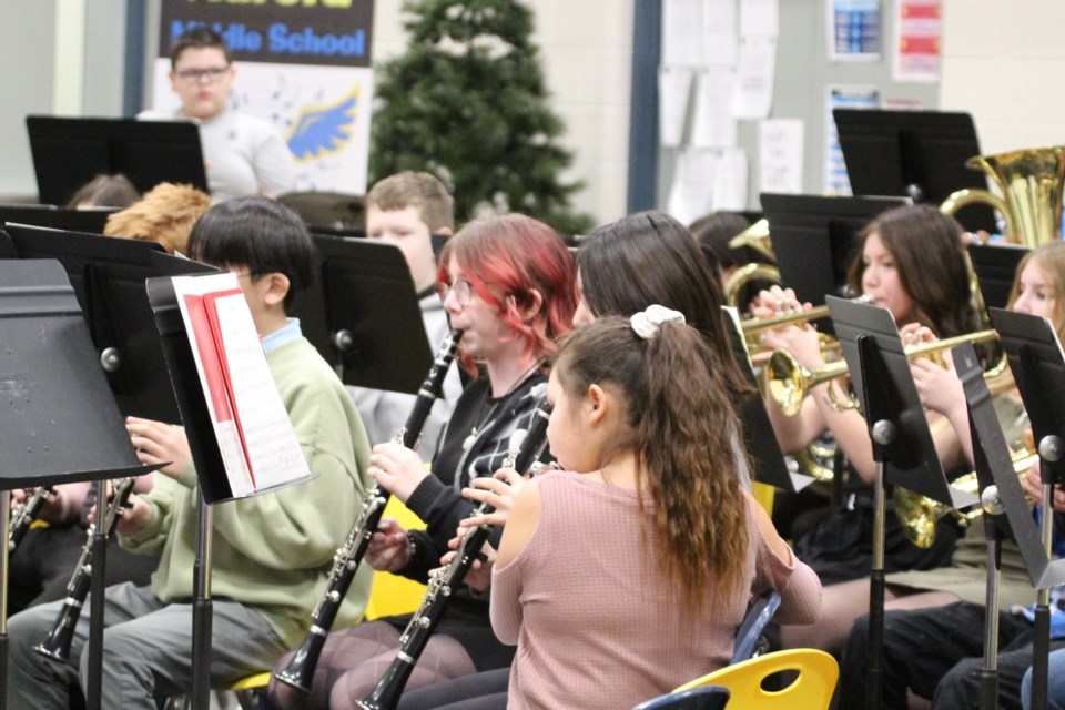 Young students will be performing for adjudicators at the Lac La Biche and District Music Festival taking place last week and into this week.  Instrument and band performances will be held at Aurora Middle School on April 19.
