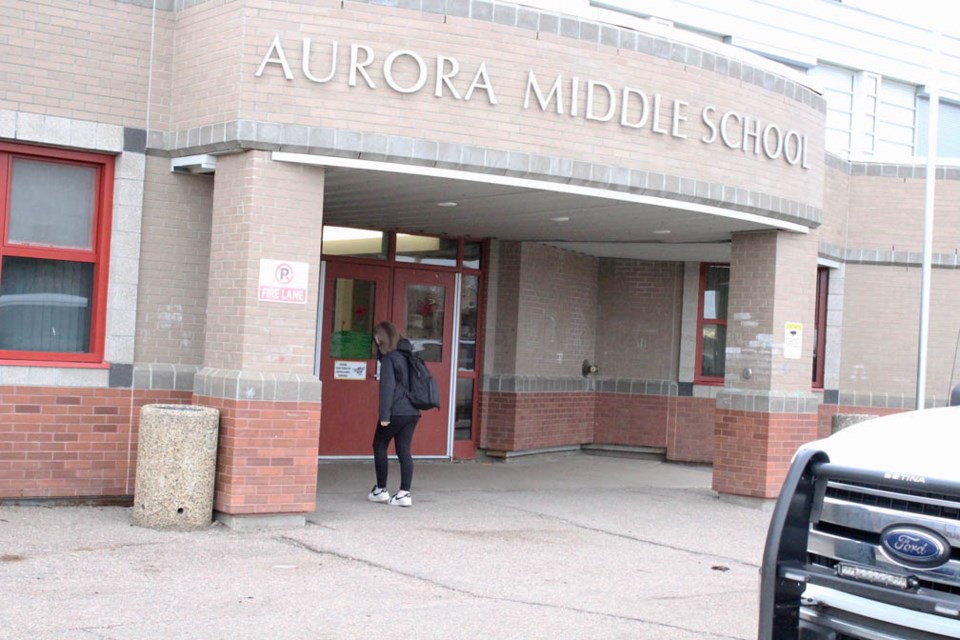 Aurora Middle School is reminding parents about their existing cell-phone policy.