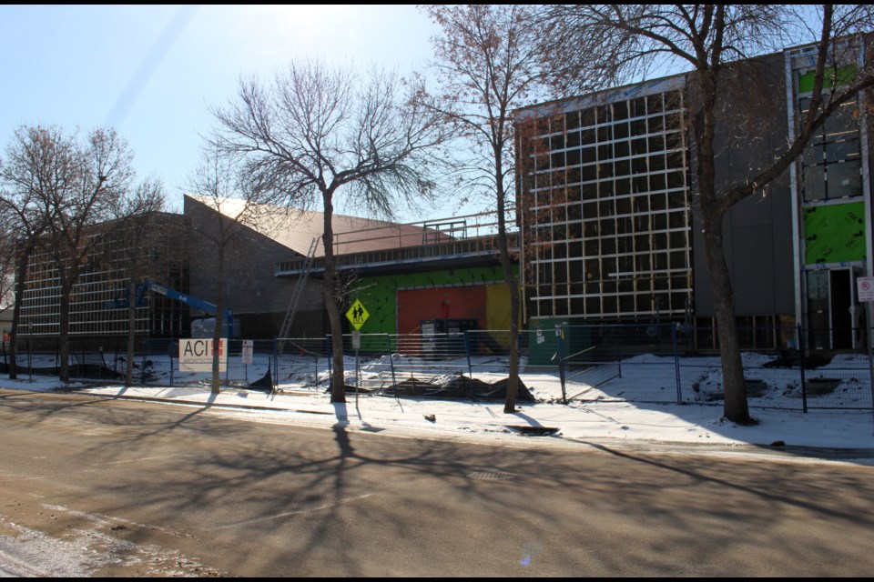 The modernization of Bonnyville Centralized High School won't see staff and students head back into the facility until the upcoming school year. Photo by Robynne Henry. 