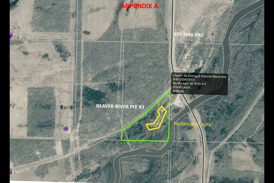 The MD of Bonnyville has acquired the Beaver River Gravel Pit number three from the province. They intend to use this area as a place for residents to access the Beaver River. 