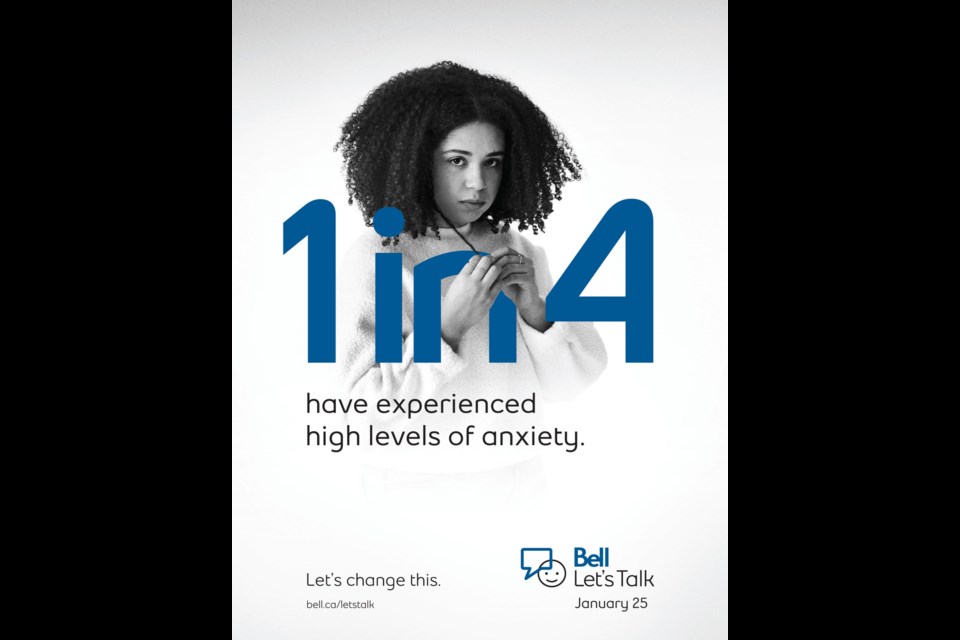 Wednesday, January 25 is Bell Let's Talk Day.  More than $139 million has been raised by the initiative for mental health initiatives across Canada. This year Bell is donating $10 million