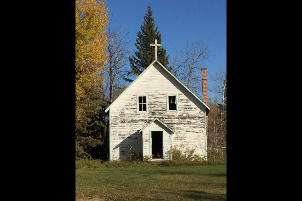 The Big Bay Church at the Lady of the Snow site was built in 1934.  Owned by the Catholic St. Paul Diocese, the building has long been in disrepair.