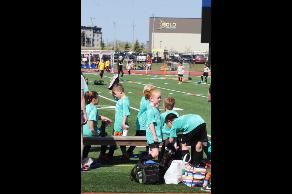 The Bold Center Sports Fields in Lac La Biche were busy over the weekend with the Lac La Biche FC-hosted soccer fest.