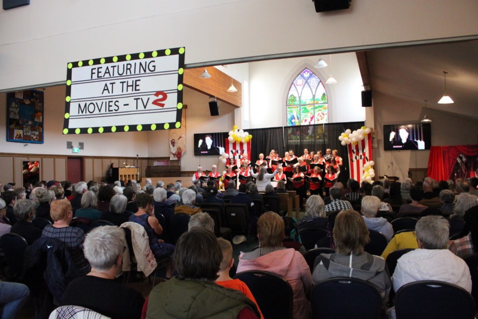 The Bonnyville Singers hosted their final show of the season, delighting attendees with a cinema theme and familiar songs from TV and movies.