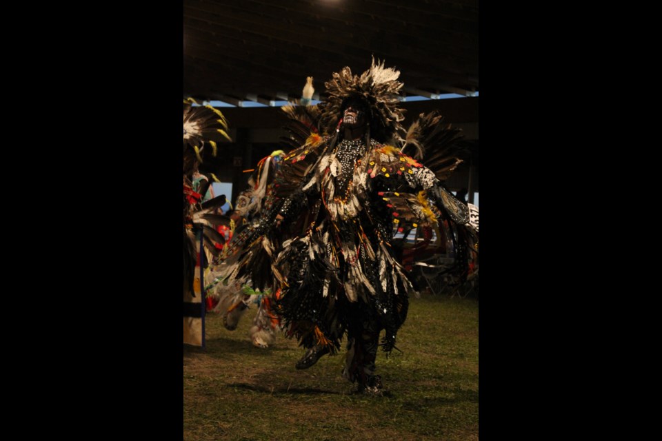 The powerful regalia worn at Powwows can take years and years to create; often items are passed down generations.
