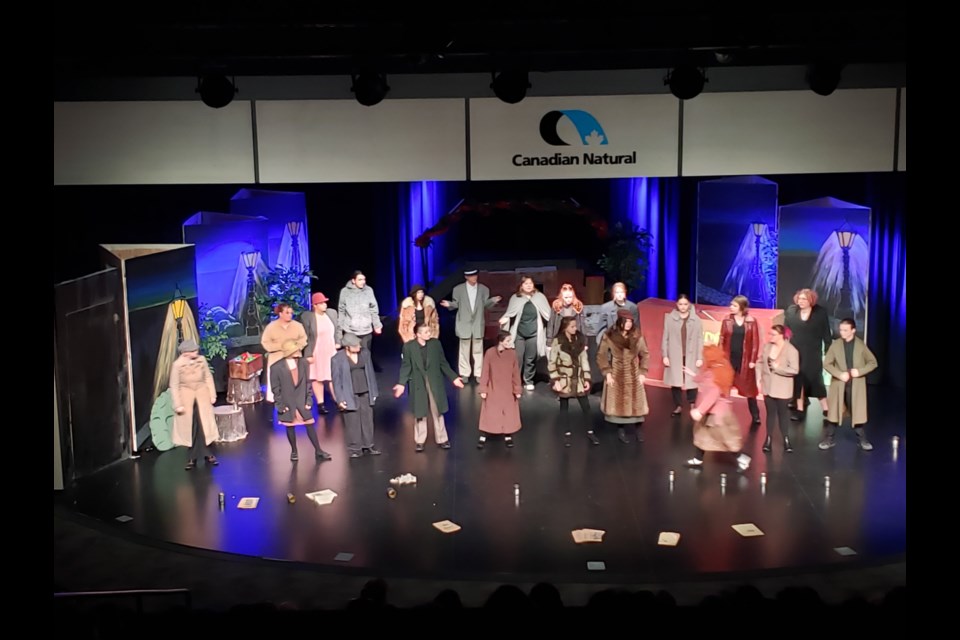 Bonnyville Centralized High School, put on the first drama performance held in the new Strathcona Performing Arts Centre. Students performed Annie, the muscial. 