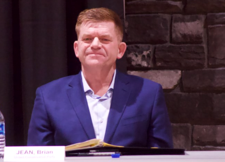 Brian Jean at table