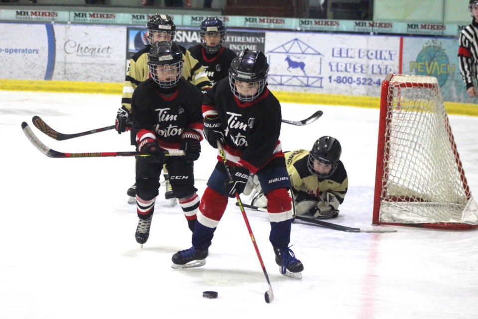 Minor hockey U9 Jamboree held at the Bonnyville and District Centennial Centre on Saturday, Jan. 21, 2023.