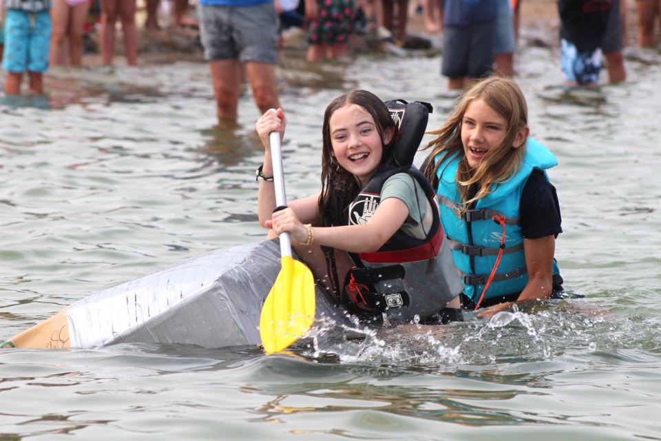 Aqua Days took over Kinosoo Beach on Aug. 5. The community event put on by the City of Cold Lake had swarms of people heading to the beach to take part in several activities including the crowd favourite, the cardboard boat races.