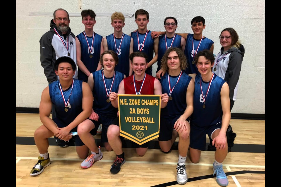 Assumption Jr/Sr High School’s boys' senior volleyball team came in first place in the northeast zones. The team will host provincials this weekend, vying  for gold against volleyball teams from across the province.