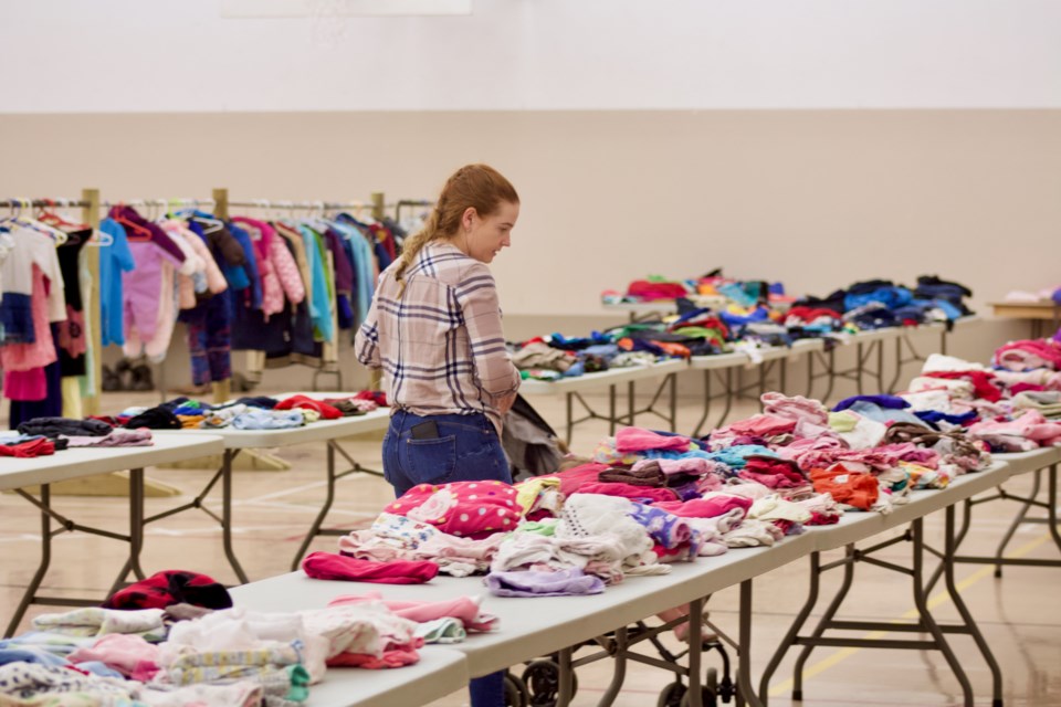 Thousands of items were available for shoppers at the April 30 Blessings Market, held at Lac La Biche's Evangelical Free Church.