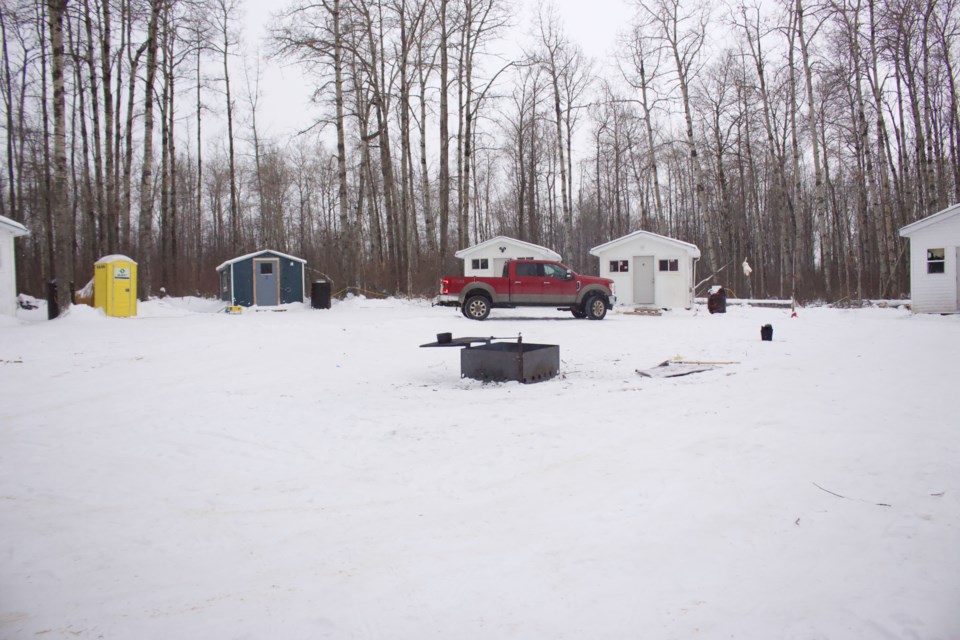 The current location of an emergency homeless camp on municipal property in the Bonesville subdivision does not have proper zoning.   Lac La Biche POST-file