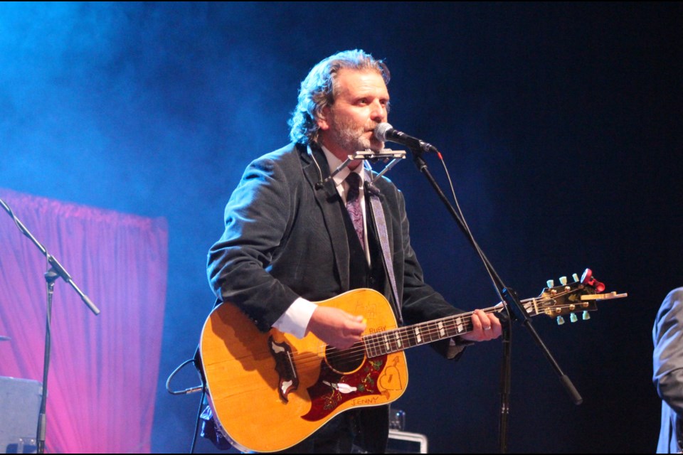 Canadian singer with Bonnyville roots, Mike Plume performs at the Celebrity Gala for the Strathcona Fine Art Theatre held at the Bonnyville and District Centennial Centre on Sept. 1.