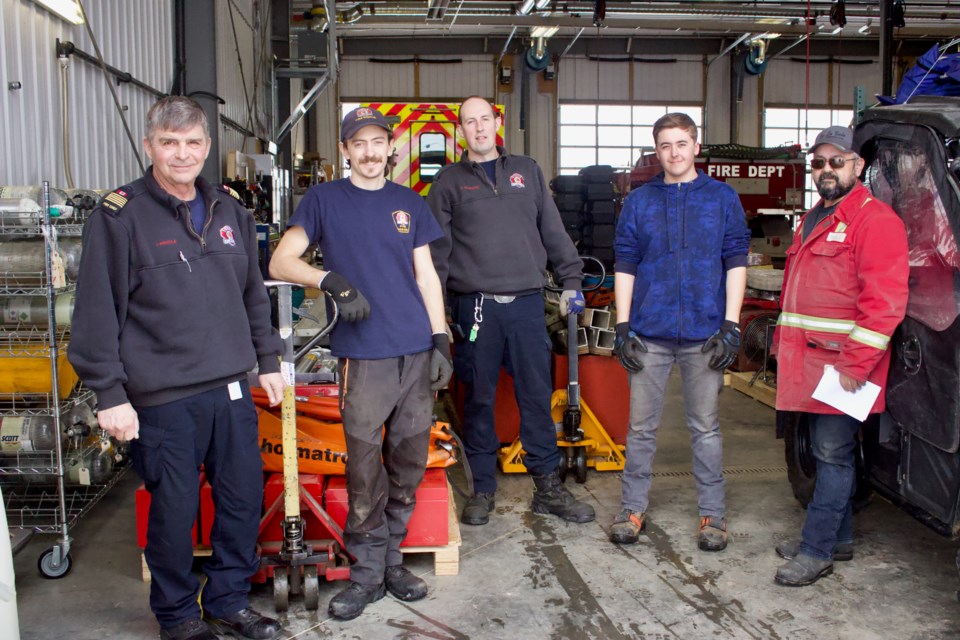 The Lac La Biche Fire Department donates over seven large pallets of life-saving firefighter equipment to support the compounding crisis in Ukraine.