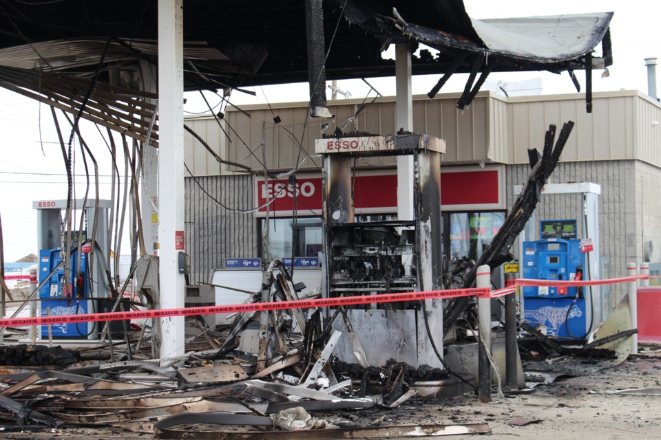 Crews from Station 5 Bonnyville were called to what was believed to be a garbage can fire at the Esso gas bar on the west end of Bonnyville  shortly before midnight on April 3. Crews were able to contain the fire before it spread to the gas station's main building.  