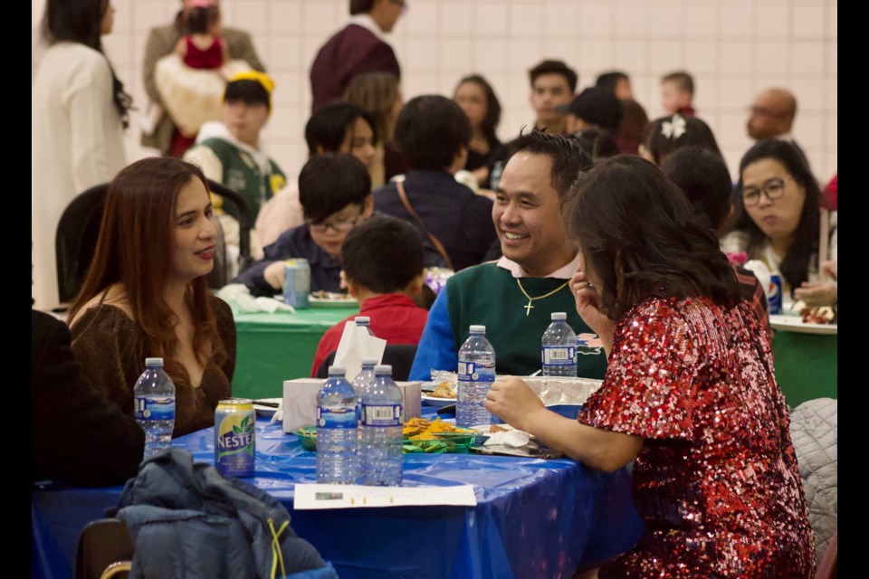 A special Filipino Christmas event hosted in Lac La Biche drew almost 100 guests for the holiday celebration on Dec. 17  at the Light of Christ Catholic School.