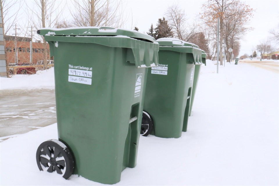 green-garbage-carts