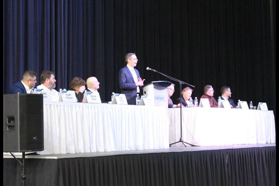 Keynote speaker Charles St-Arnaud, the Chief Economist for Credit Union Central Alberta, presented trends in Wood Buffalo-Cold Lake's markets and an overview of Canada's economy during Lakeland Credit Union's 2023 Annual General Meeting.