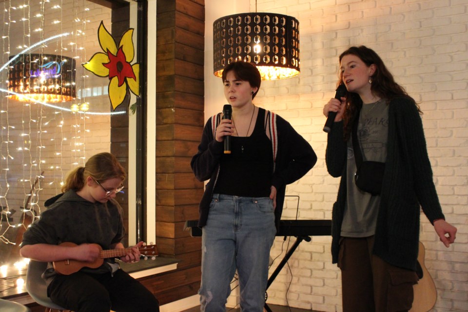Bonnyville youth took part in an Open Mic Night hosted by The Hive on Jan. 20.