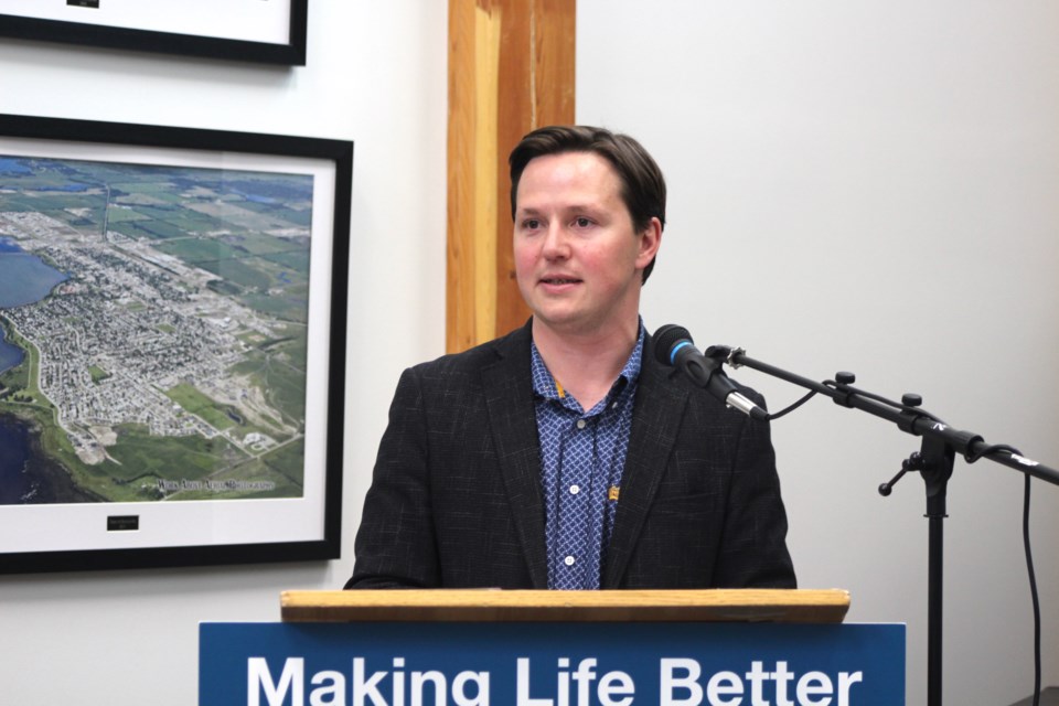 Minister of Transportation and Economic Corridors Devin Dreeshen announced $5 million of government in funding for engineering and design work to improve Highway 28 between Smoky Lake and Cold Lake on April 24.