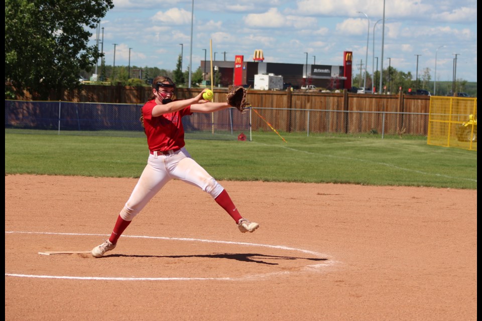 The Bonnyville Angels U19B Womens team took to the Kushnir diamonds on Saturday July 9, to play against the Elnora Eagles at the Provincial Championship tournament. The Bonnyville Angels came up short, losing 12-5 against the Eagles who finished the tournament in first place.