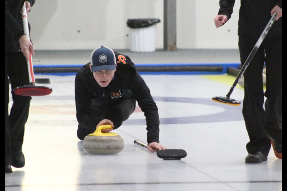 St. Paul Regional High School's mixed team earned bronze at the N.E. Curling Zone Championships in Cold Lake on Feb. 25, 2023.