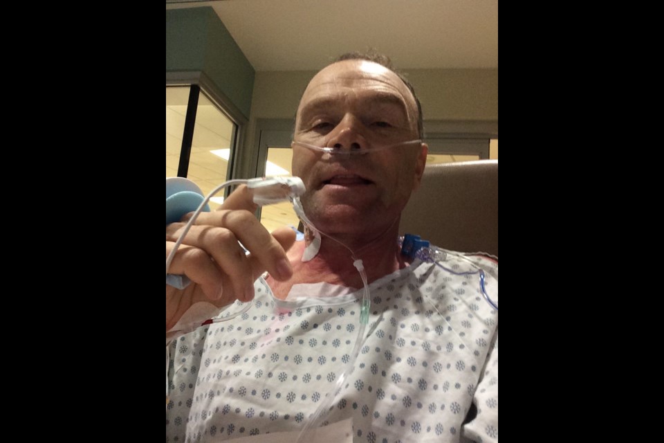 In 2006, Les Parsons spent the Thanksgiving weekend hooked up to machines after learning a cancerous tumour the size of a cantaloupe had been growing on his stomach undetected.