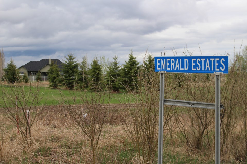 Emerald Estates subdivision.