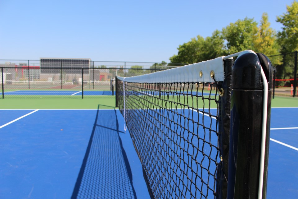 Two new pickle ball courts are now ready for public use after construction started earlier this year. 