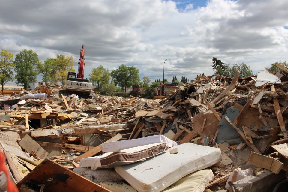 On Sept. 1, the former South View Motel was reduced to rumble in a matter of hours.