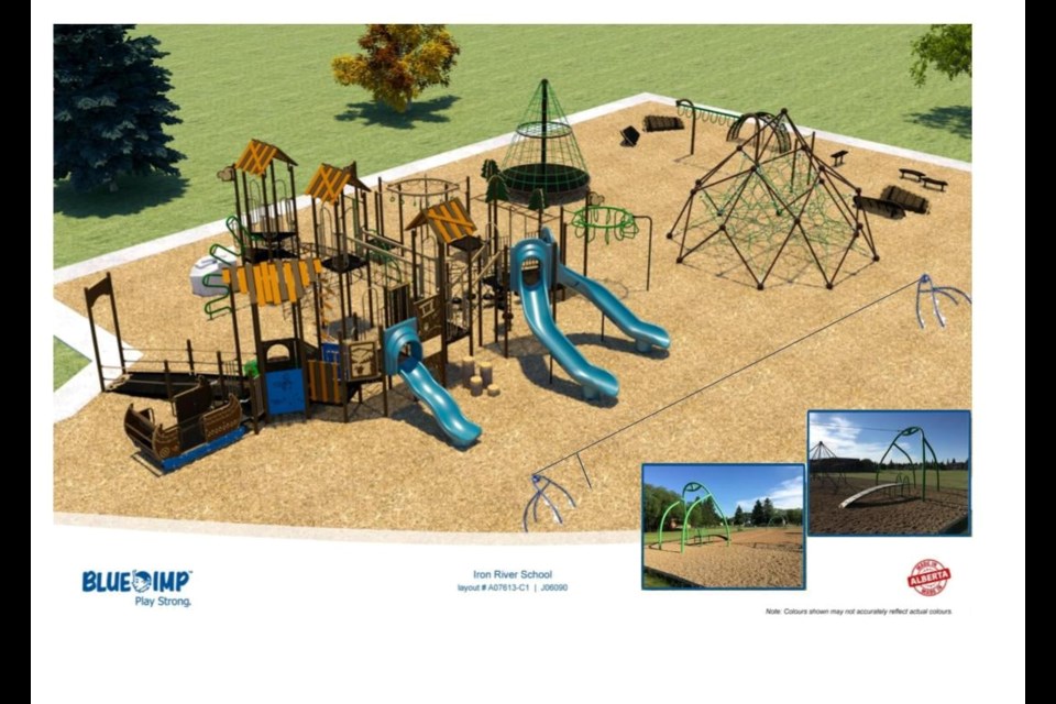 Students from Iron River School voted on the playground design they want to be built at their school.