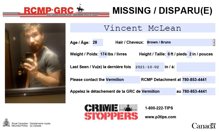 Missing Person poster