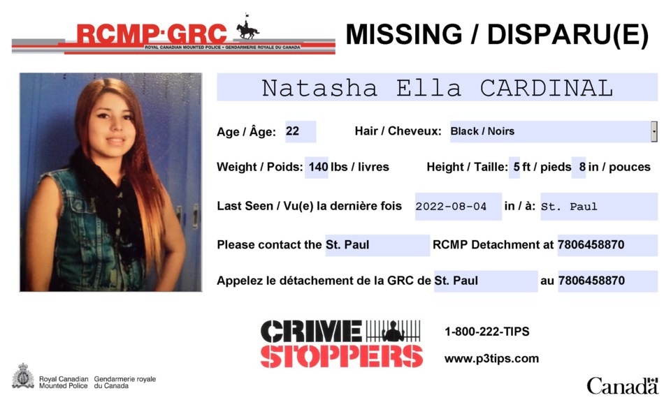Missing Poster CARDINAL Natasha