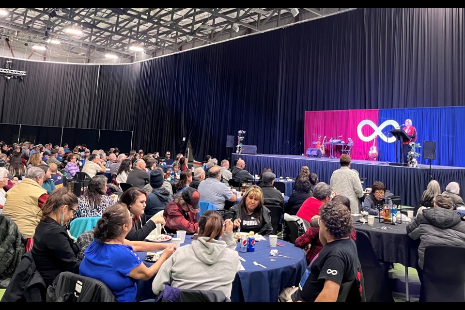 Nearly 200 people attended a gathering in Bonnyville to celebrate Métis Week on Nov. 14.