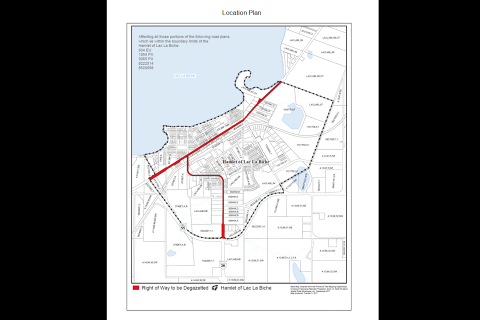 Last week, county officals announced that portions of provincial highways in the hamlet of Lac La Biche will be managed locally after entering into an agreement with the province. Portions of Highway 36 and Main Street are included.