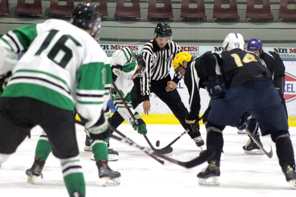 The Bonnyville Jr. A Pontiacs take a decisive victory over the Drayton Valley Thunder with a five-point lead on Sept. 6 at the RJ Lalonde Arena. The final score was 6-1 for the Yaks.