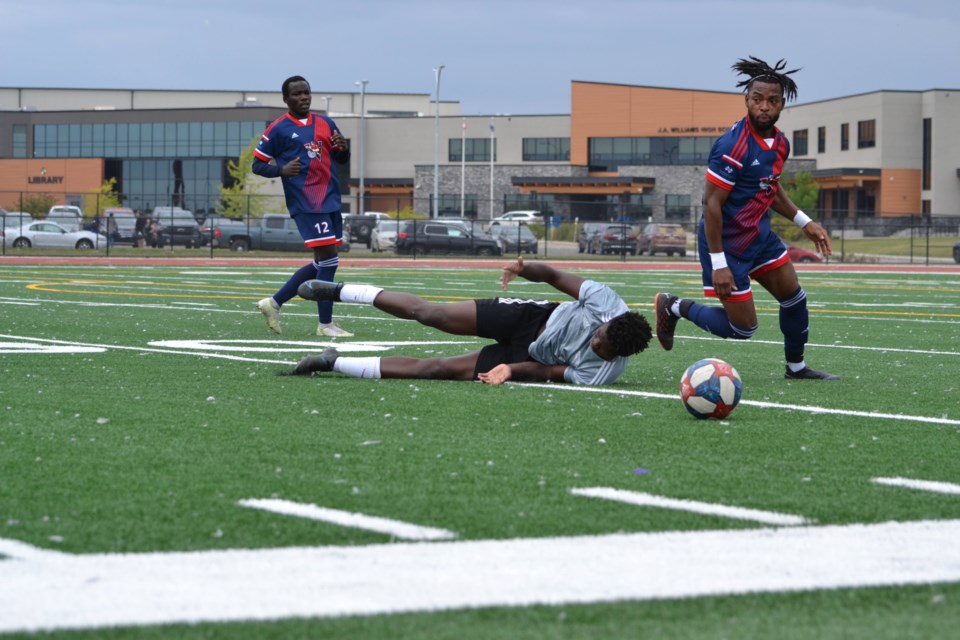 The Portage College Voyageurs men's and women’s soccer teams participated in three exhibition matches in August prior to the September season kicking off for Alberta College Athletics Conference (ACAC) teams. The Voyageurs hosted two of the games on the Bold Center turf field against both local and Cold Lake teams on Aug. 22 and Aug. 27.
