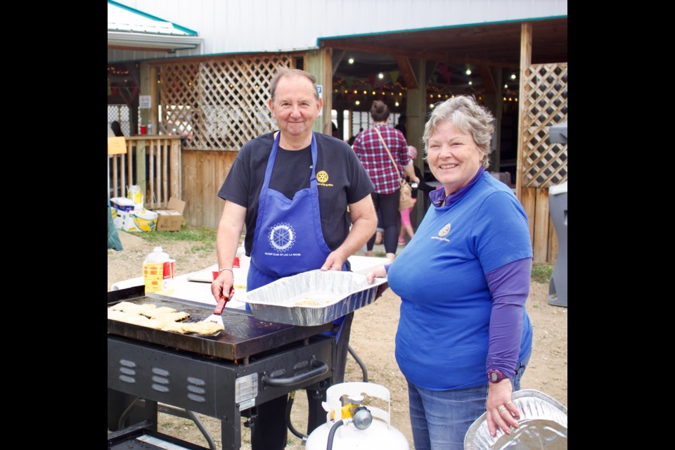 The annual Summer Days' Fish Fry hosted by the local Rotary Club was held on July 30 at the Lac La Biche Agricultural Society grounds. Roughly 300 plates of fish with all the fix-ins were dished out throughout the late afternoon.