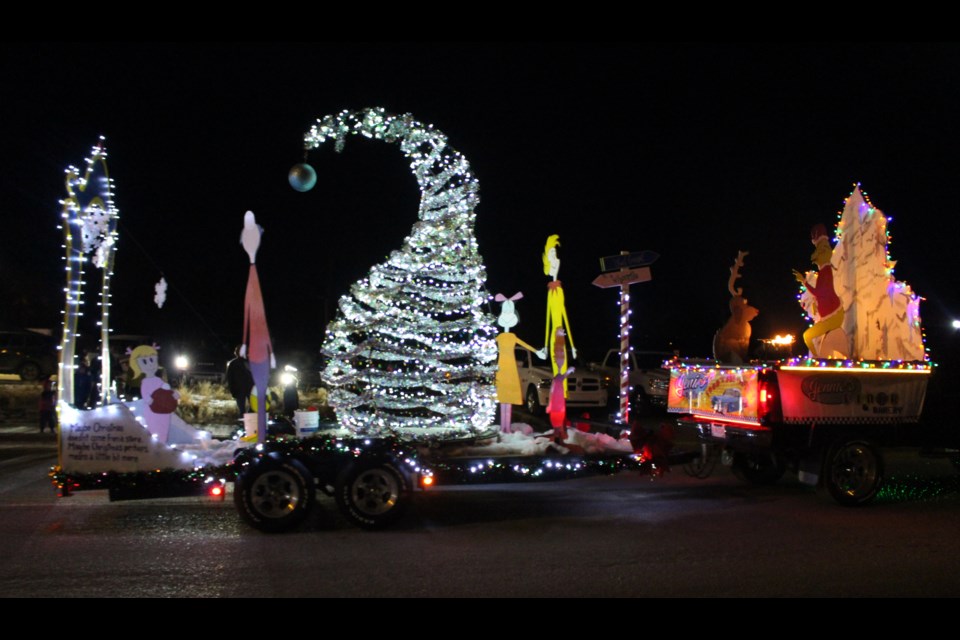 During the 2019 Town of Bonnyville's Santa Parade, several floats made their way down Main Street. Including a Whoville themed float put together by Jennie's Diner. 