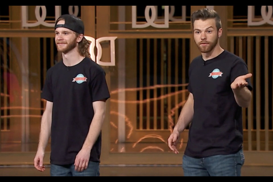 In June, brothers Jagger (right) and Dawson (left) Glowatsky pitched their RV parts business model to CBC Dragon's Den. The episode aired Dec. 16, 2021.