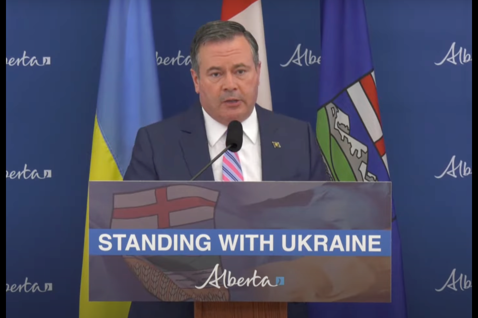 Premier Jason Kenney spoke to the current crisis impacting the Ukraine and the immediate need for Albertans and Canadians to support the non-NATO nation.