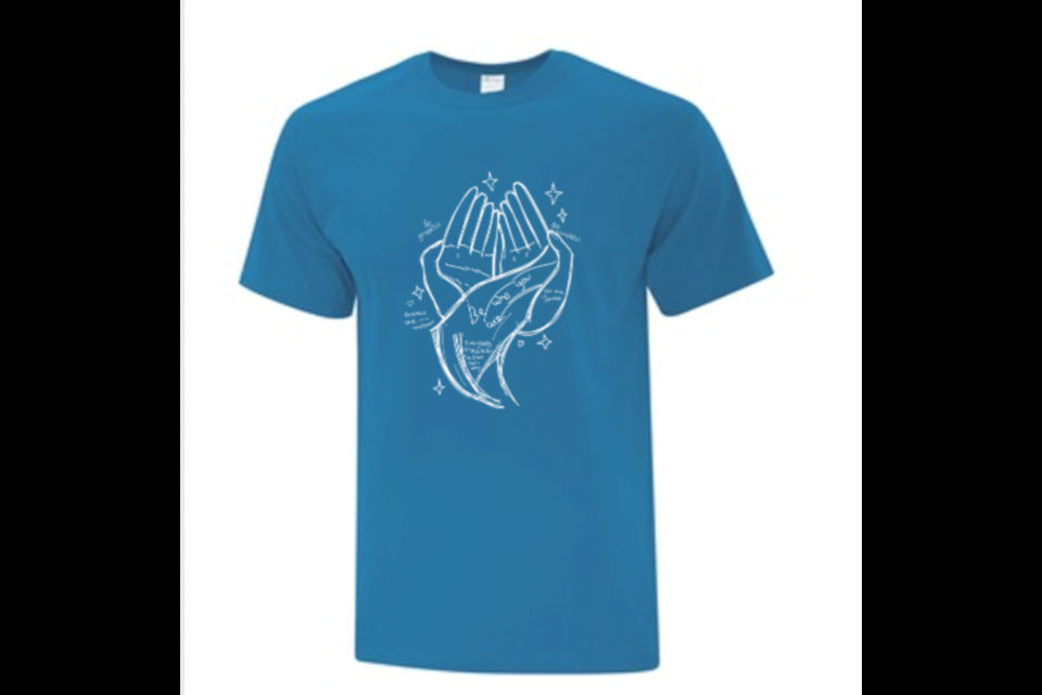  Jeanna Ignacio's design will be featured on blue shirts for Catholic Education Week in the Lakeland.