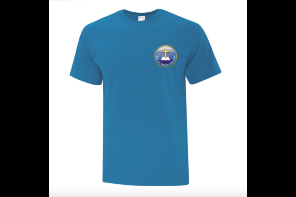  Paige Parker's design will be featured on blue shirts for Catholic Education Week in the Lakeland.