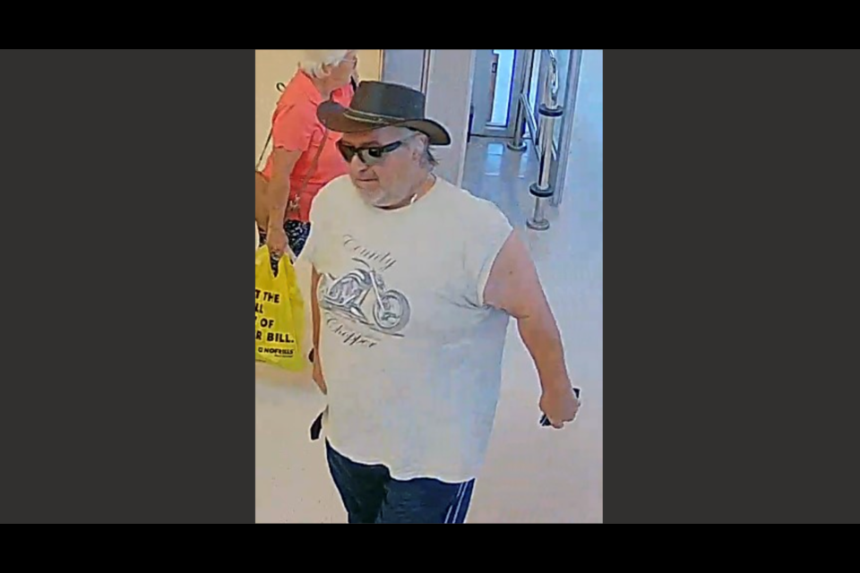 Cold Lake RCMP are seeking the public's help in identifying an unknown male suspect wanted in relation to a hit and run of a parked vehicle at the No Frills parking lot in Cold Lake. The incident occurred on July 30 and is reported to have caused about $2,000 worth of damages.