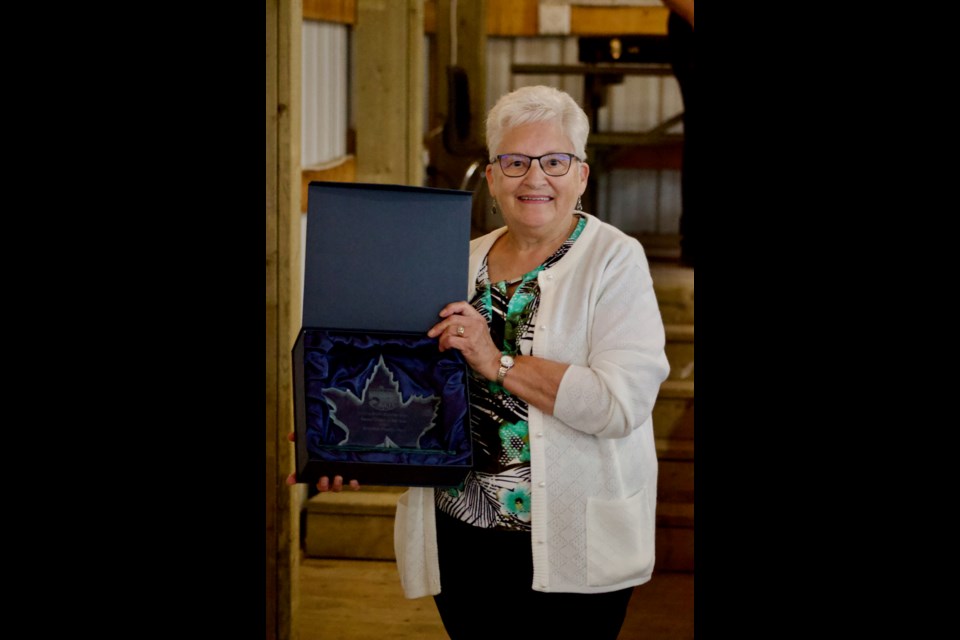 The 2022 Senior Citizen award was presented to Annette Plamondon during the Lac Lac Biche Summer Days festival on July 30 at the 
hallmark Fish Fry event. 